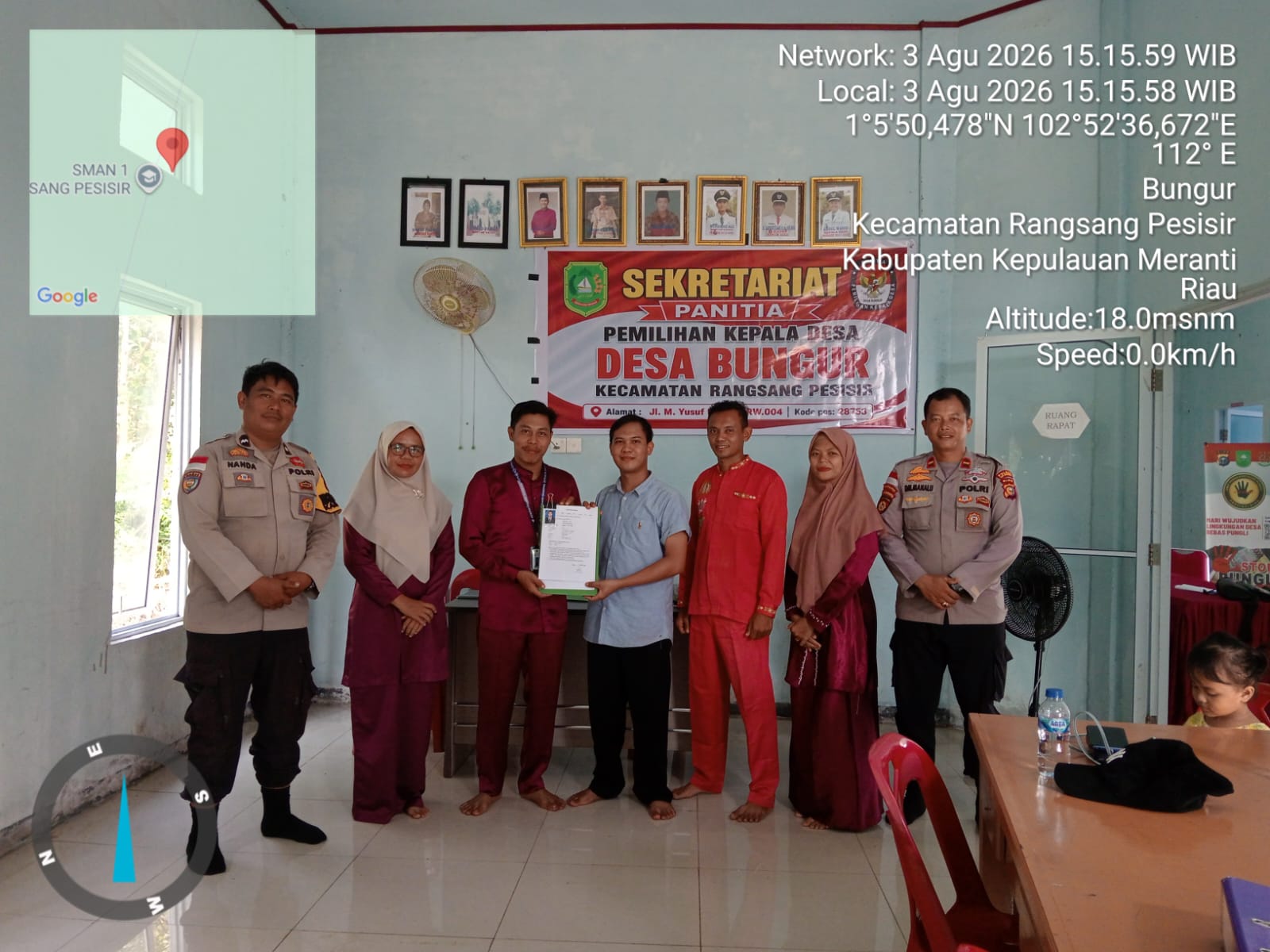 Penerimaan Berkas Bacalon Kades Lades
